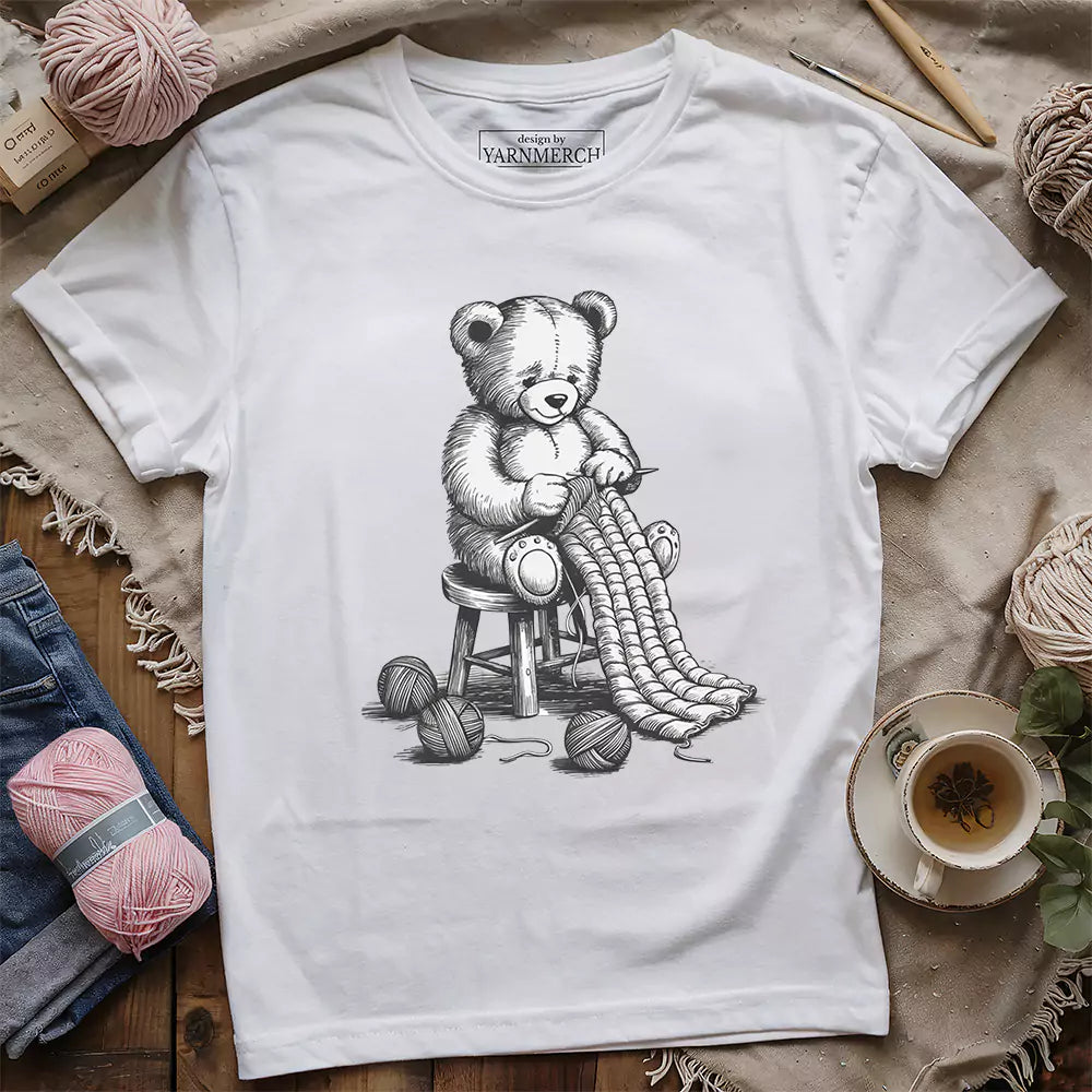 Knitting Bear T-shirt
