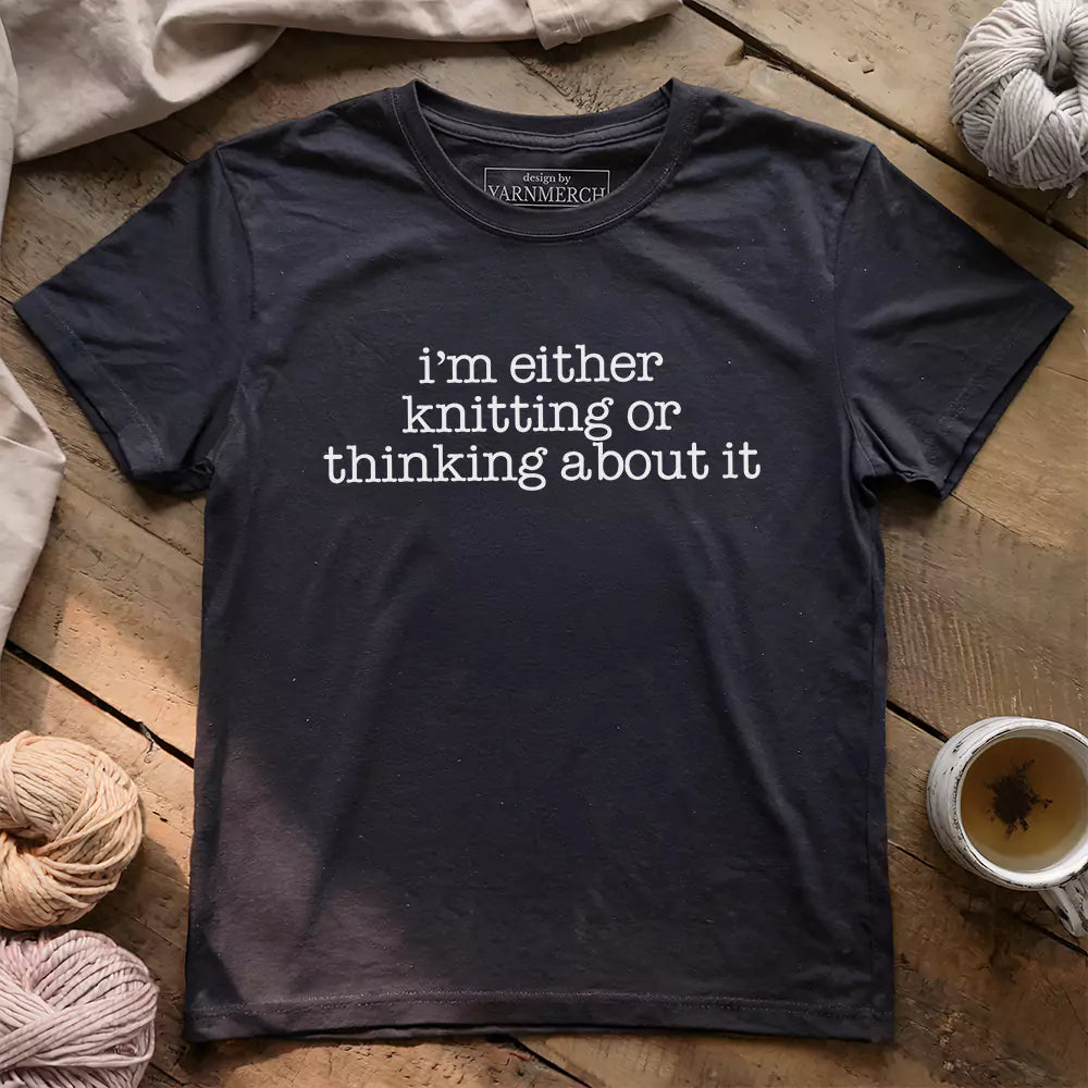 Knitting/ Thinking T-shirt