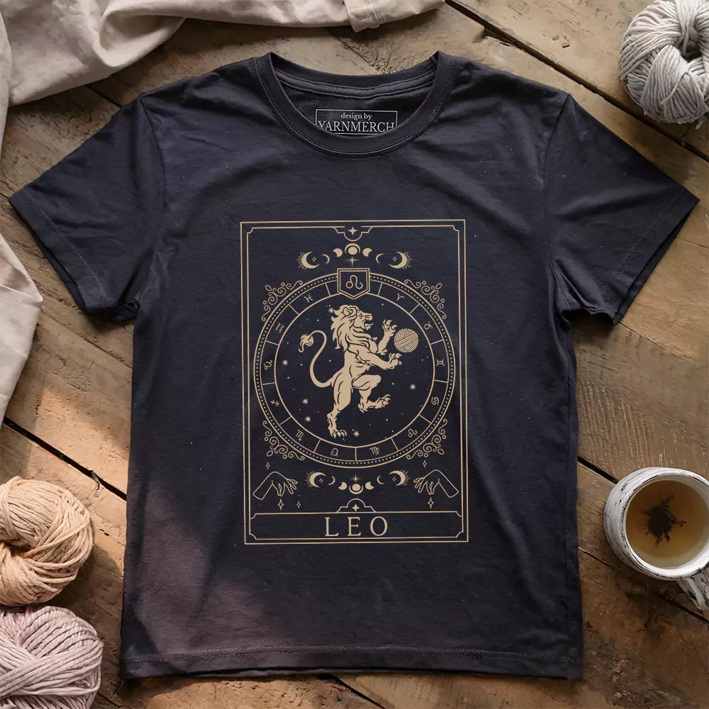 Leo Yarn Tarot T-shirt