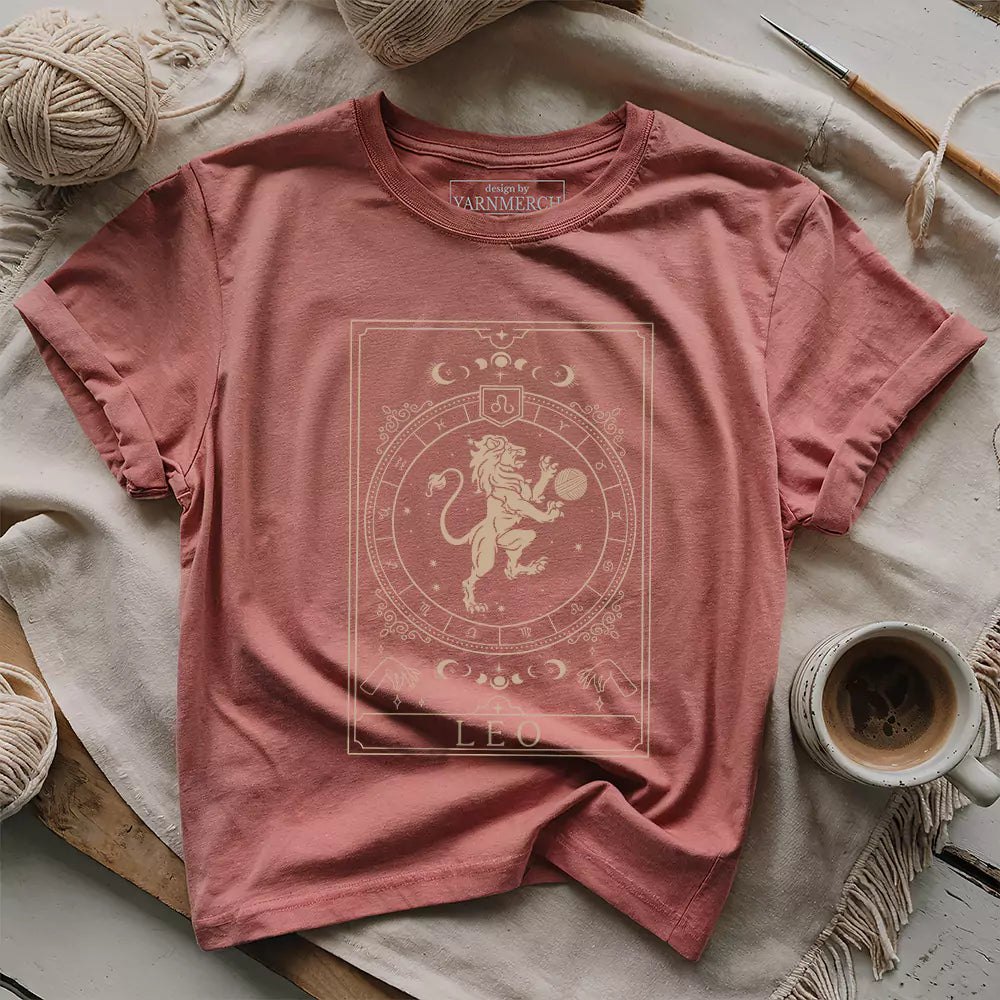 Leo Yarn Tarot T-shirt