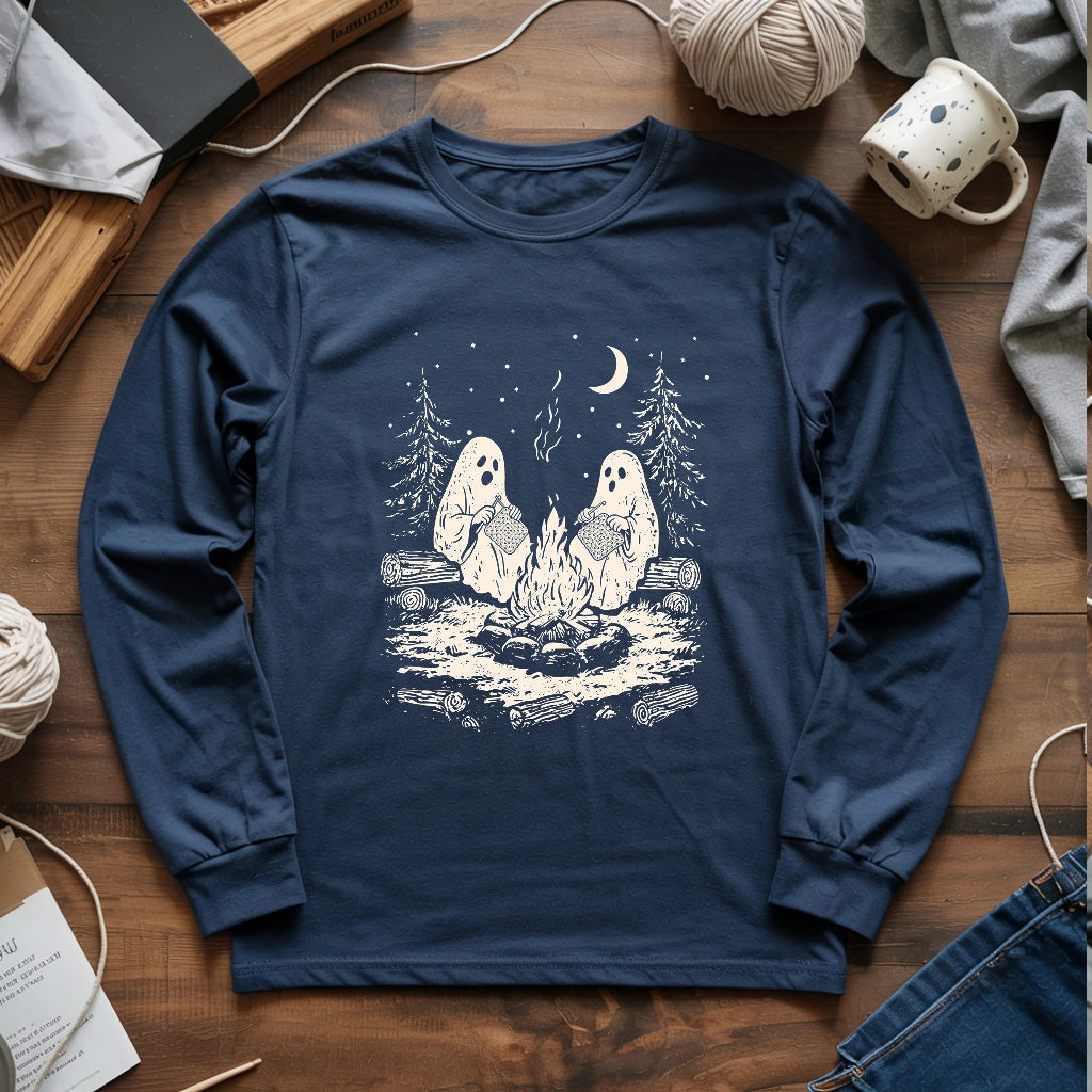 Midnight Crochet Society Long Sleeve T-shirt