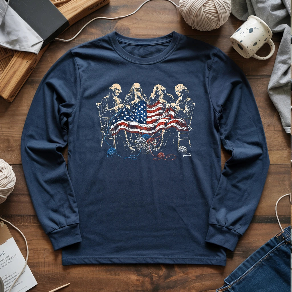 The Founding Knitters America Long Sleeve T-shirt