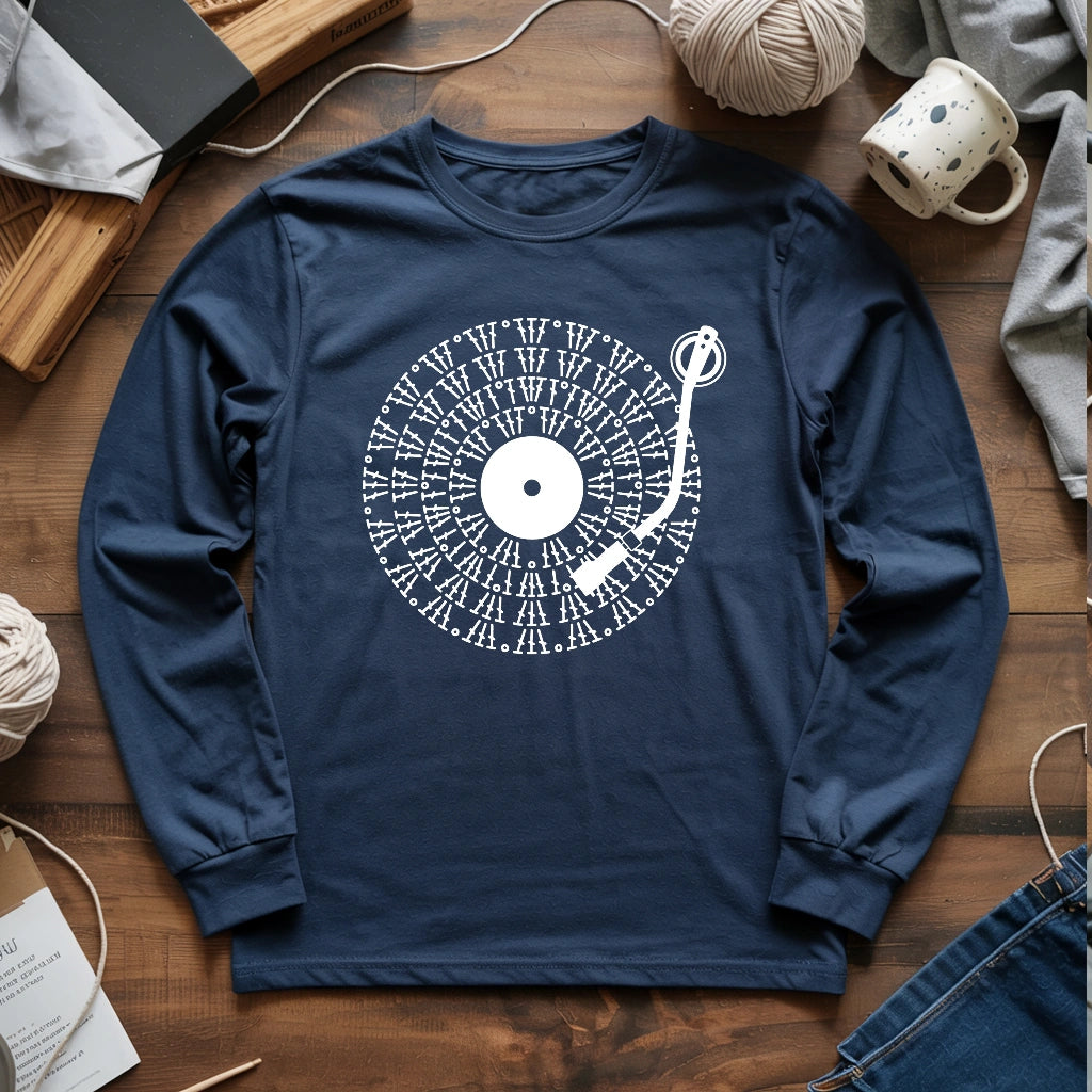 Vinyl Chart Long Sleeve T-shirt