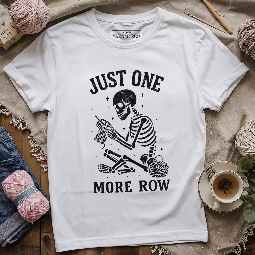 One More Row Skeleton T-shirt