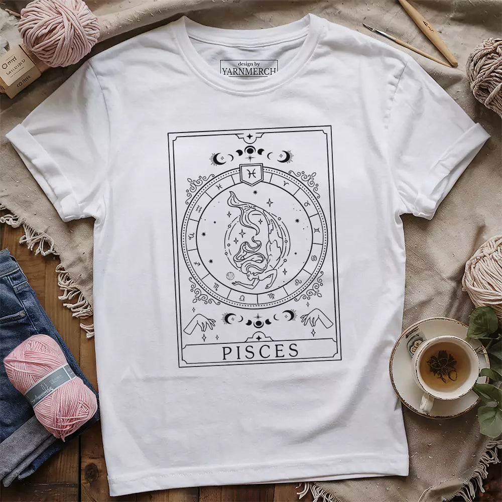 Pisces Yarn Tarot T-shirt