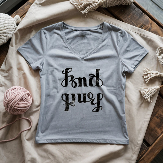 Knit Purl Lady V-neck