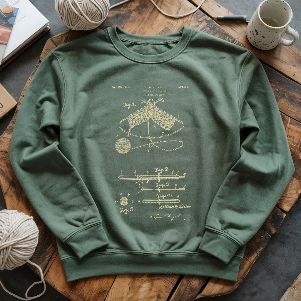 Vintage Knitting Pattern Sweatshirt – YarnVogue