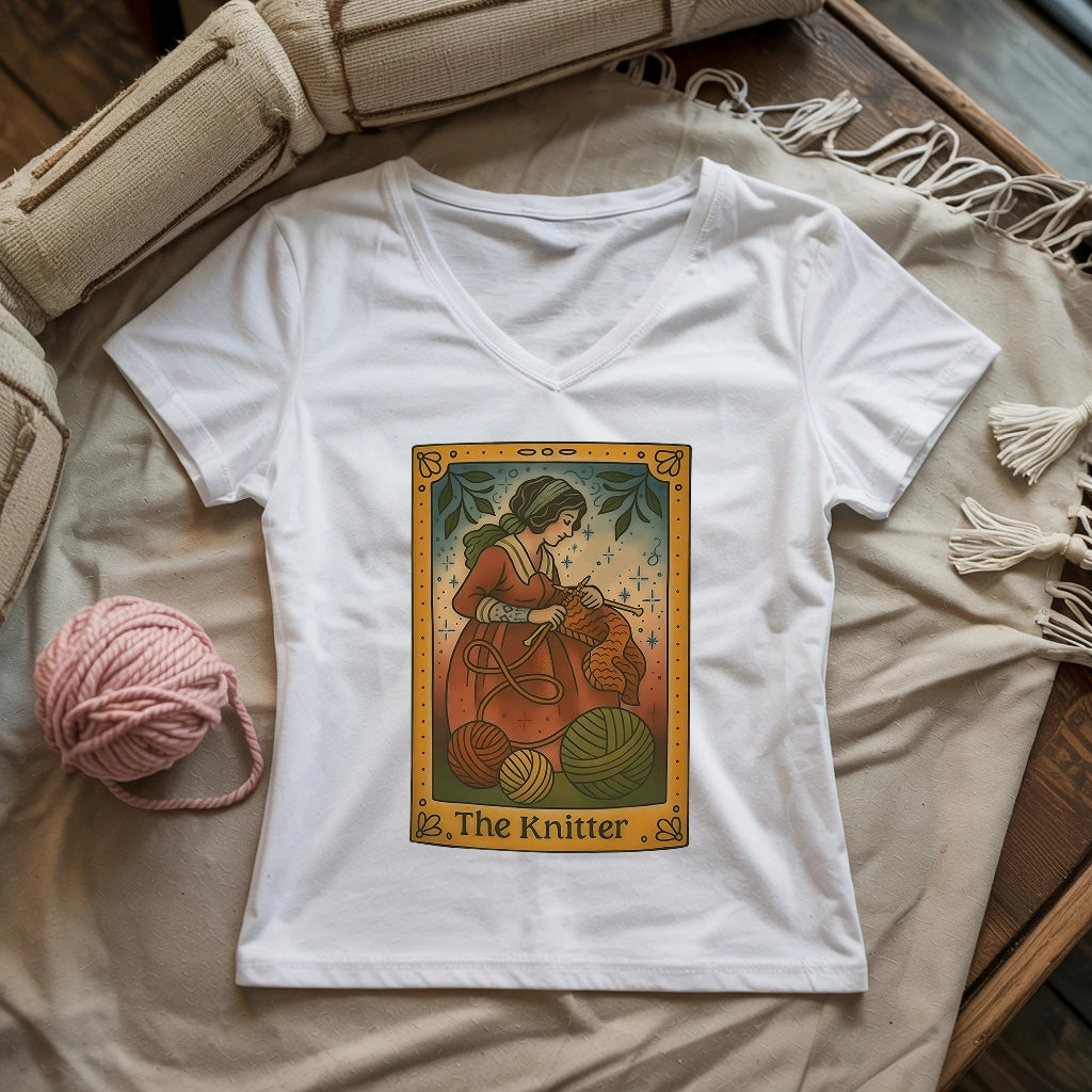 Knit Witch Lady V-neck