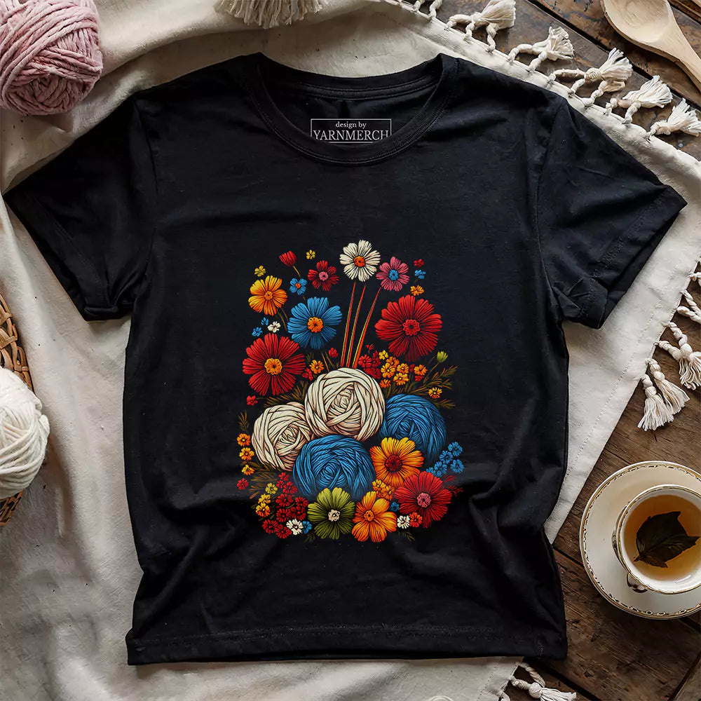 Yarn Flower T-shirt