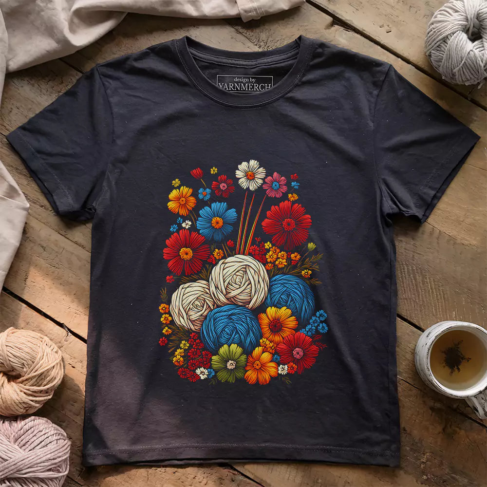 Yarn Flower T-shirt