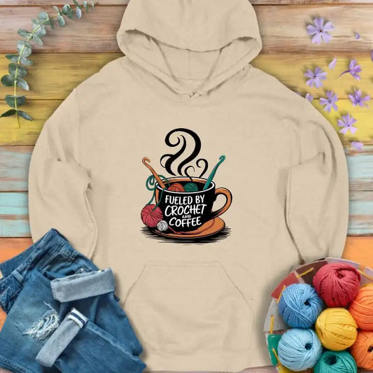 Crochet +Coffee=Energy  Hoodie