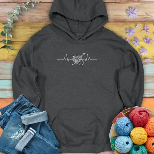 Crochet Heartbeat Hoodie