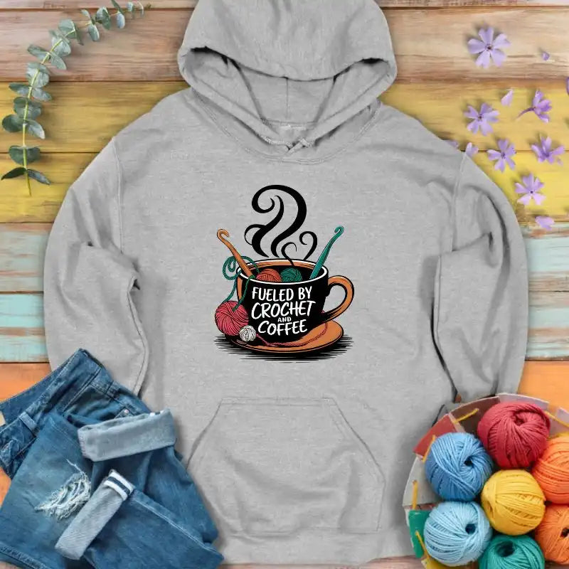 Crochet +Coffee=Energy  Hoodie