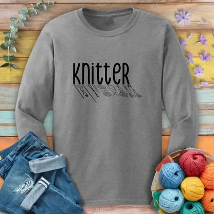 Knitter Reflection Long Sleeve T-shirt