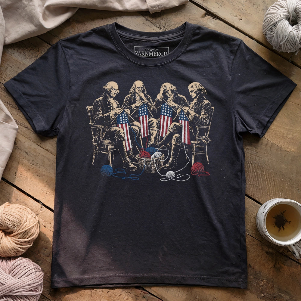 America Founding Knitters T-shirt