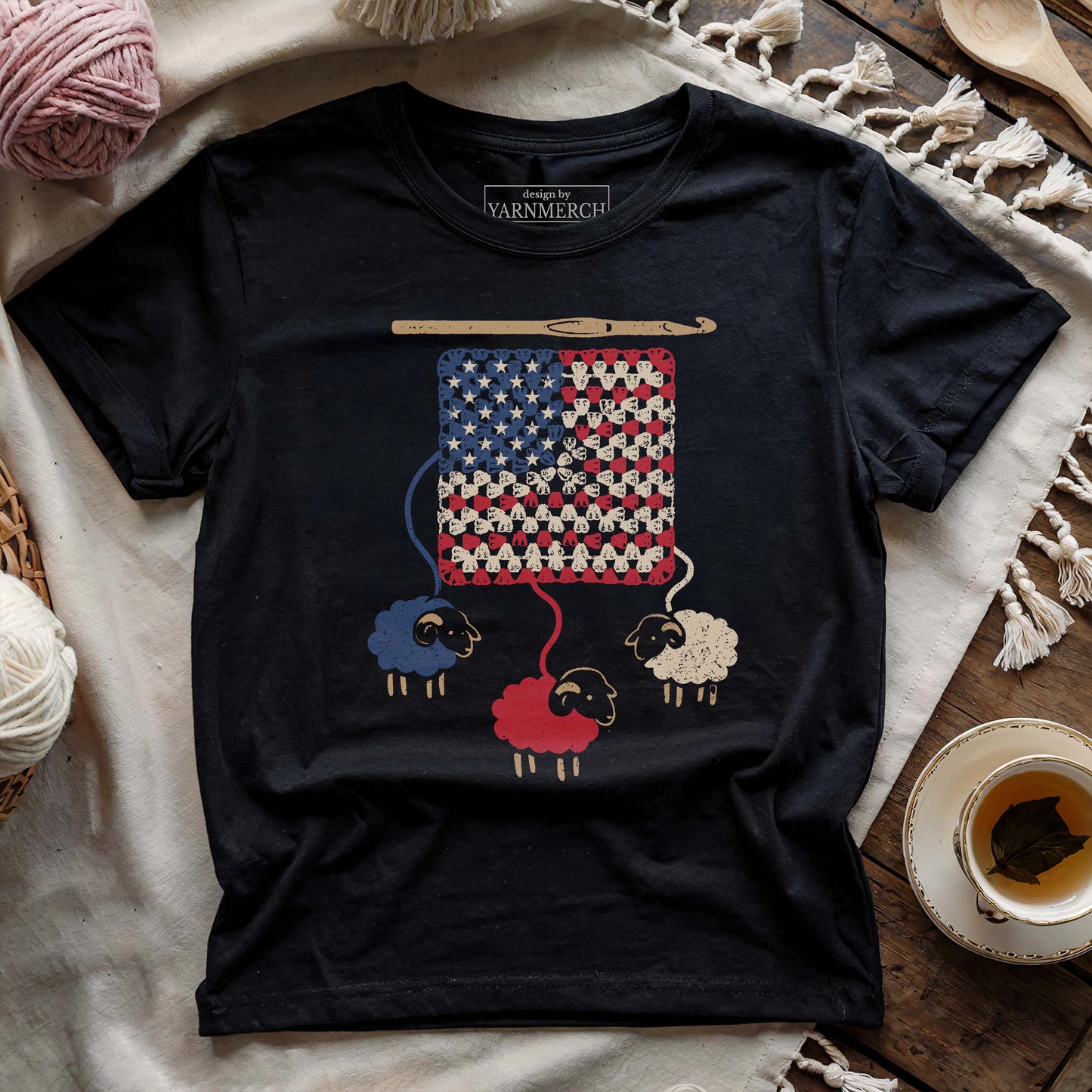 America Granny Flock T-shirt