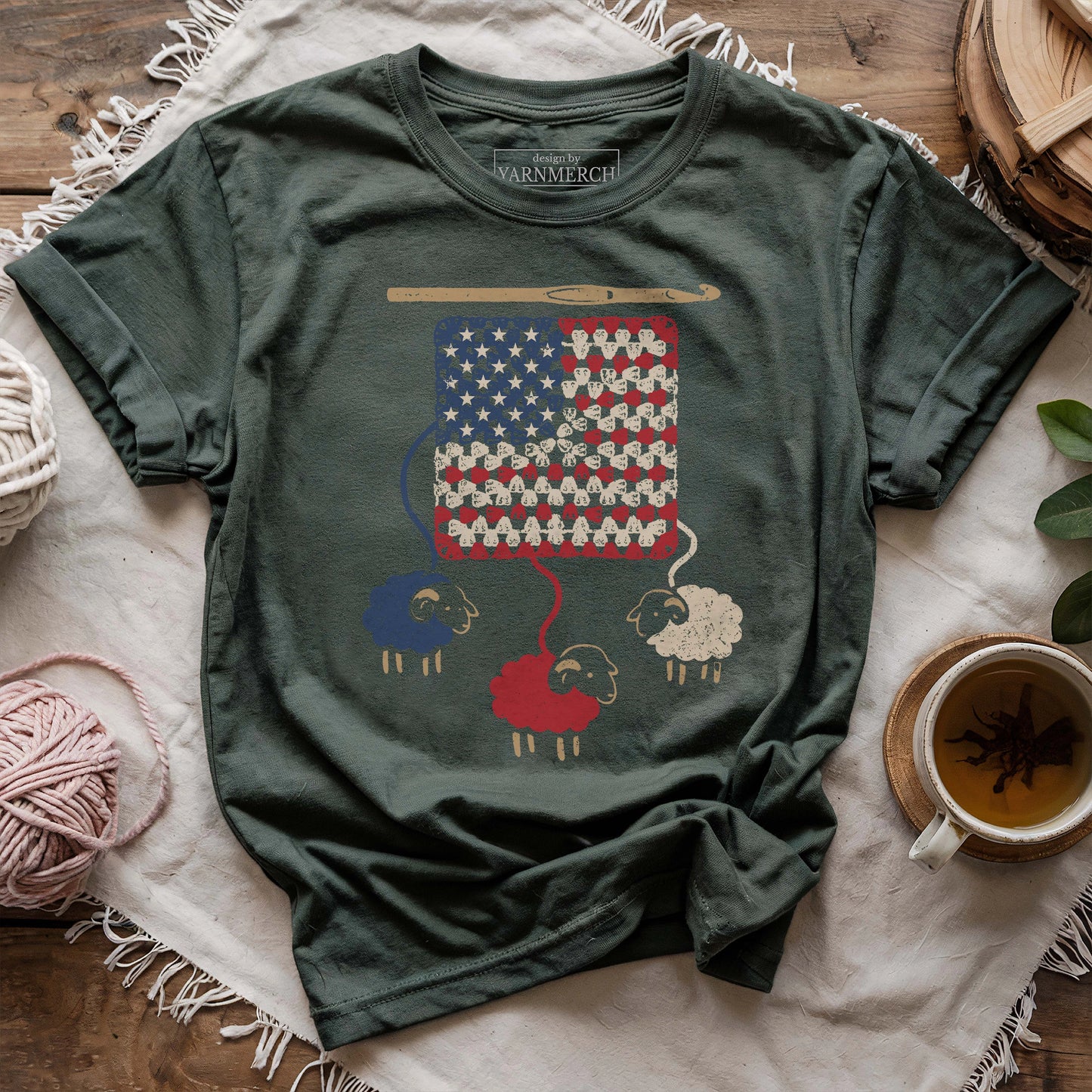 America Granny Flock T-shirt