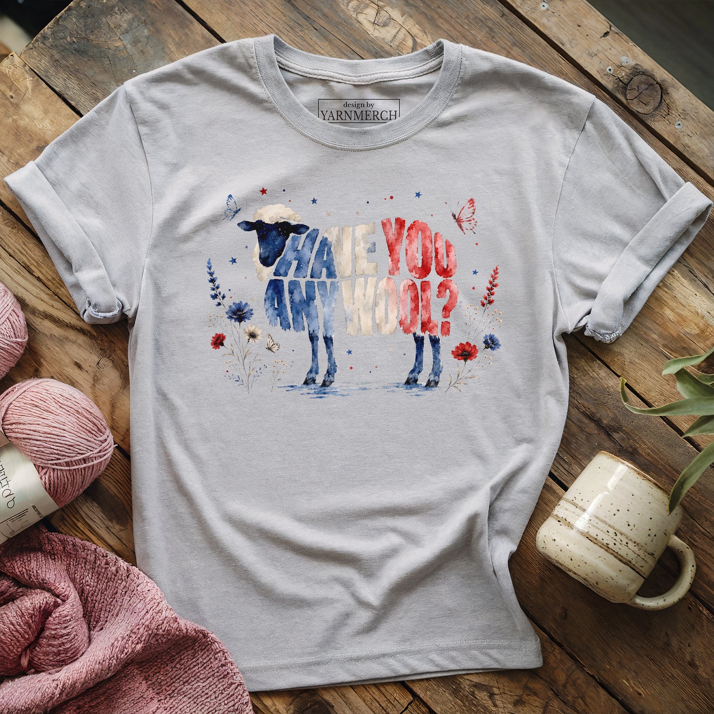 America & Wool T-shirt
