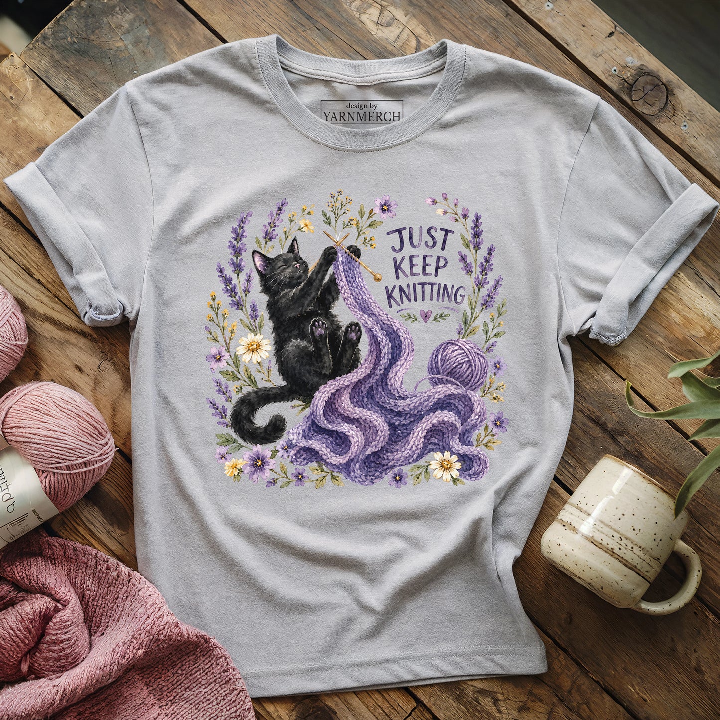 Cat & Knit T-shirt