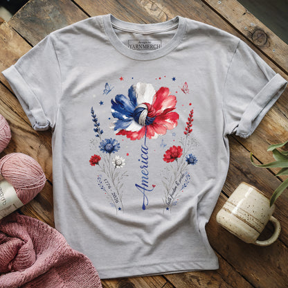 Floral America T-shirt