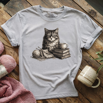 Grumpy Cat Knitting T-shirt