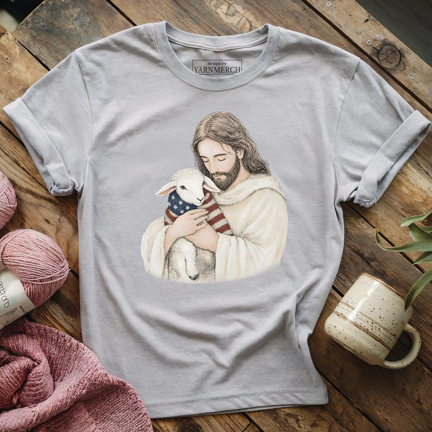 In God's Love We Knit T-shirt