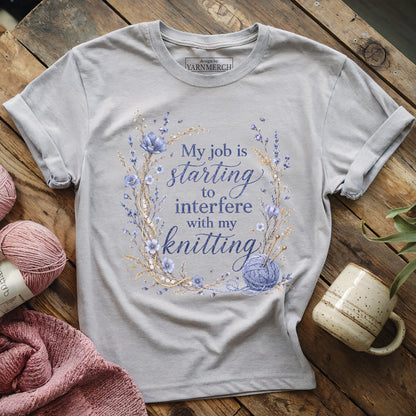 Interfere With My Knitting T-shirt