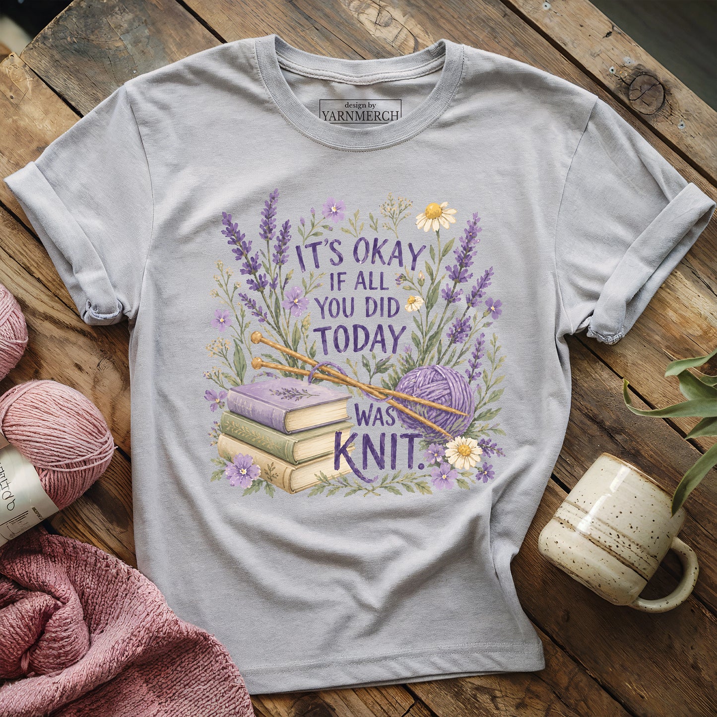 Knit And Book T-shirt