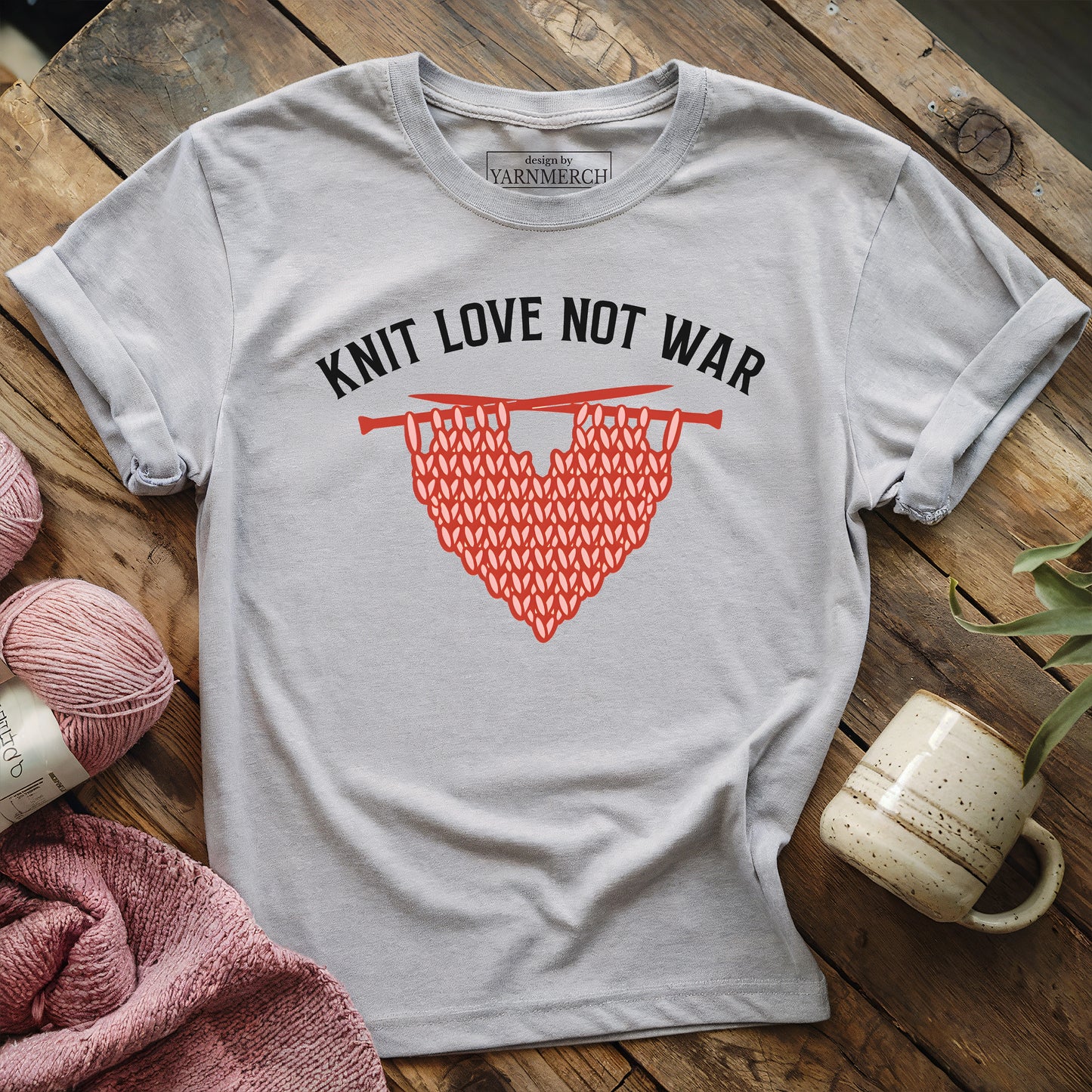 Knit Love Not War T-shirt