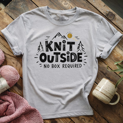 Knit Outside No Box Required T-shirt