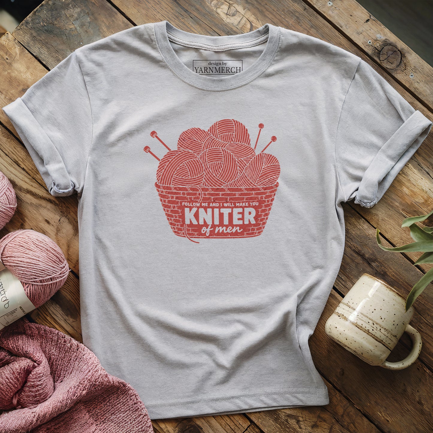 Knitter Of Men T-shirt