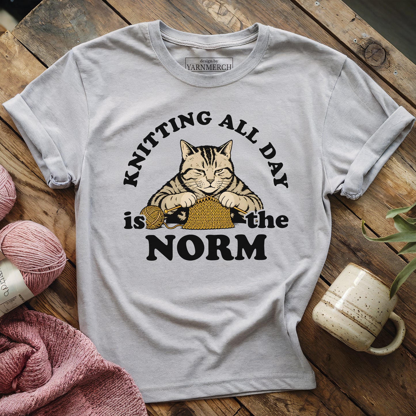 Knitting All Day Is Normal T-shirt