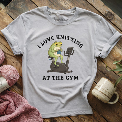 Knitting At The Gym T-shirt
