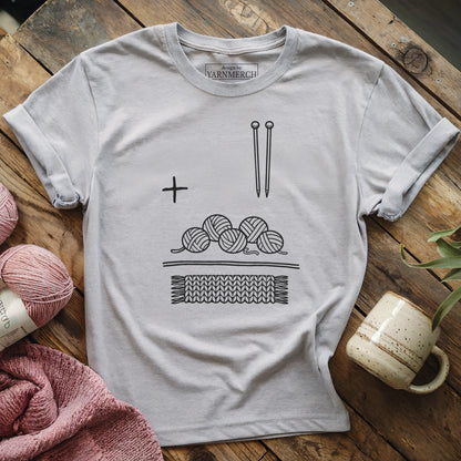 Knitting Is Math T-shirt