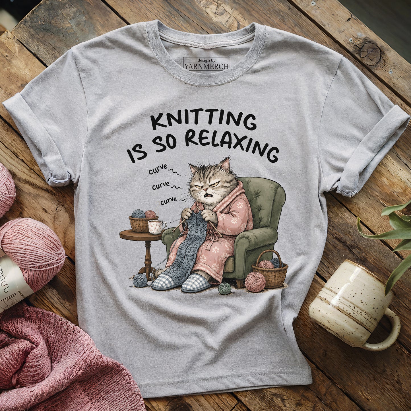 Knitting Is SO Relaxing T-shirt