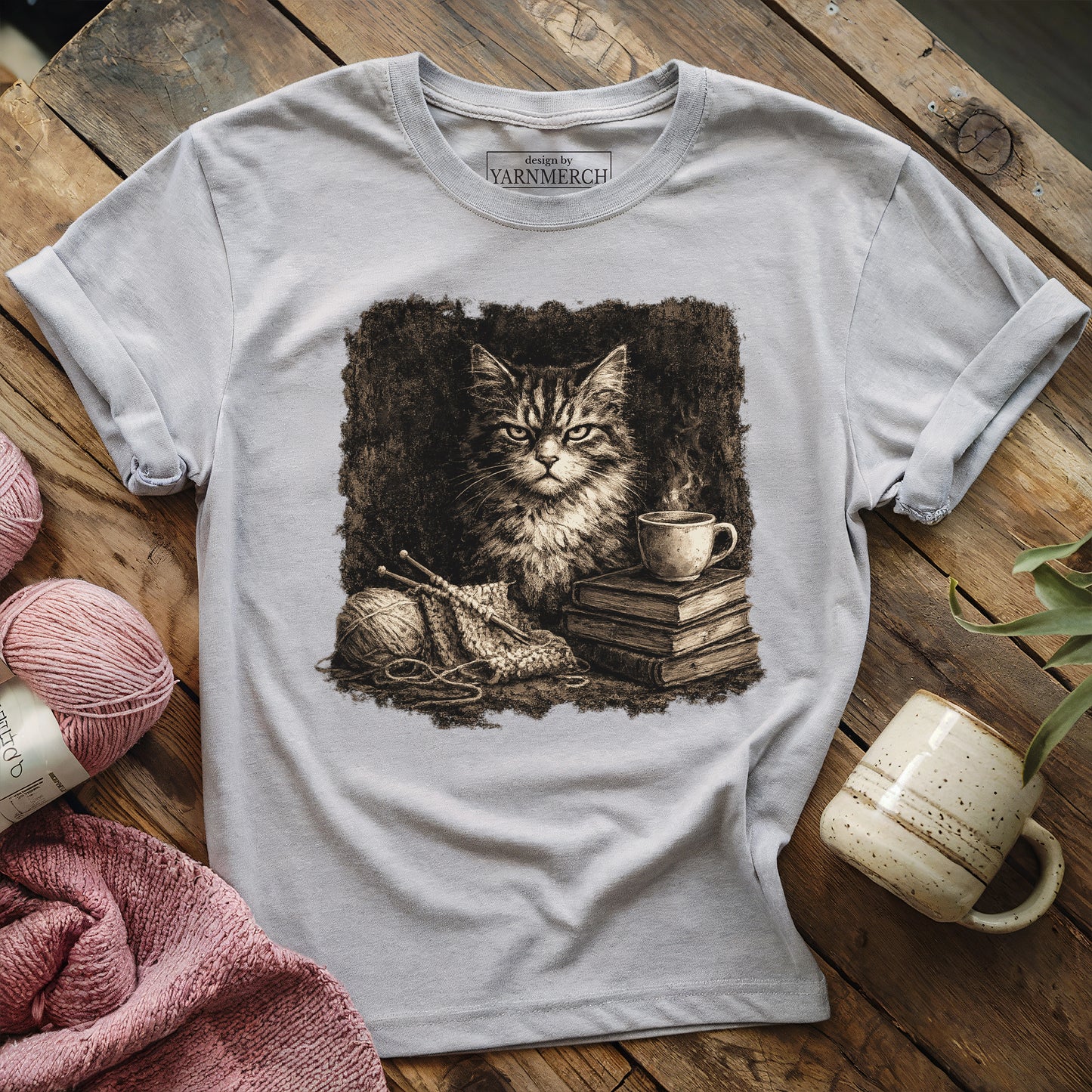 Knitting, Coffee & No Nonsense T-shirt