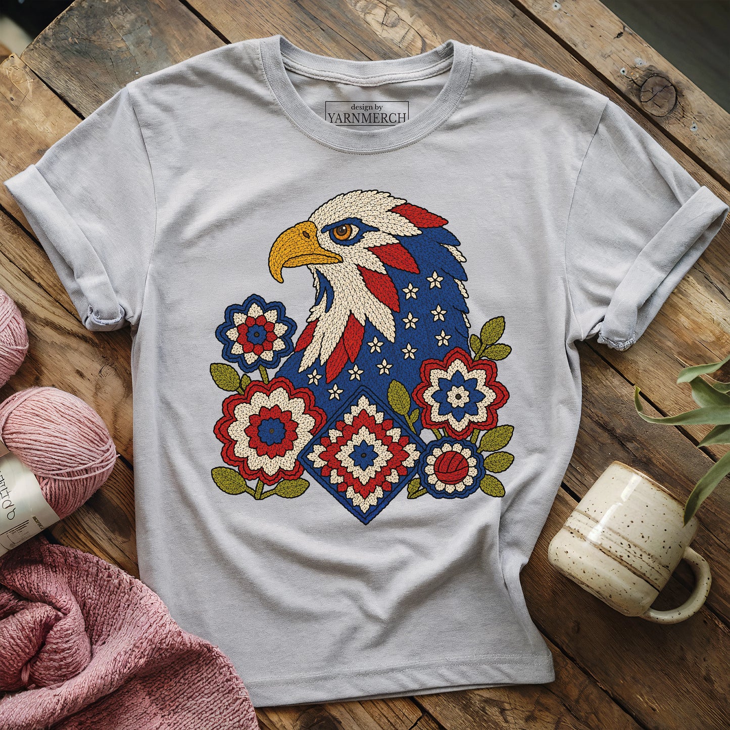 Liberty Stitch Eagle T-shirt
