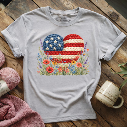 Skeins, Stripes & Love T-shirt