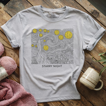 Starry Yarn Night T-shirt