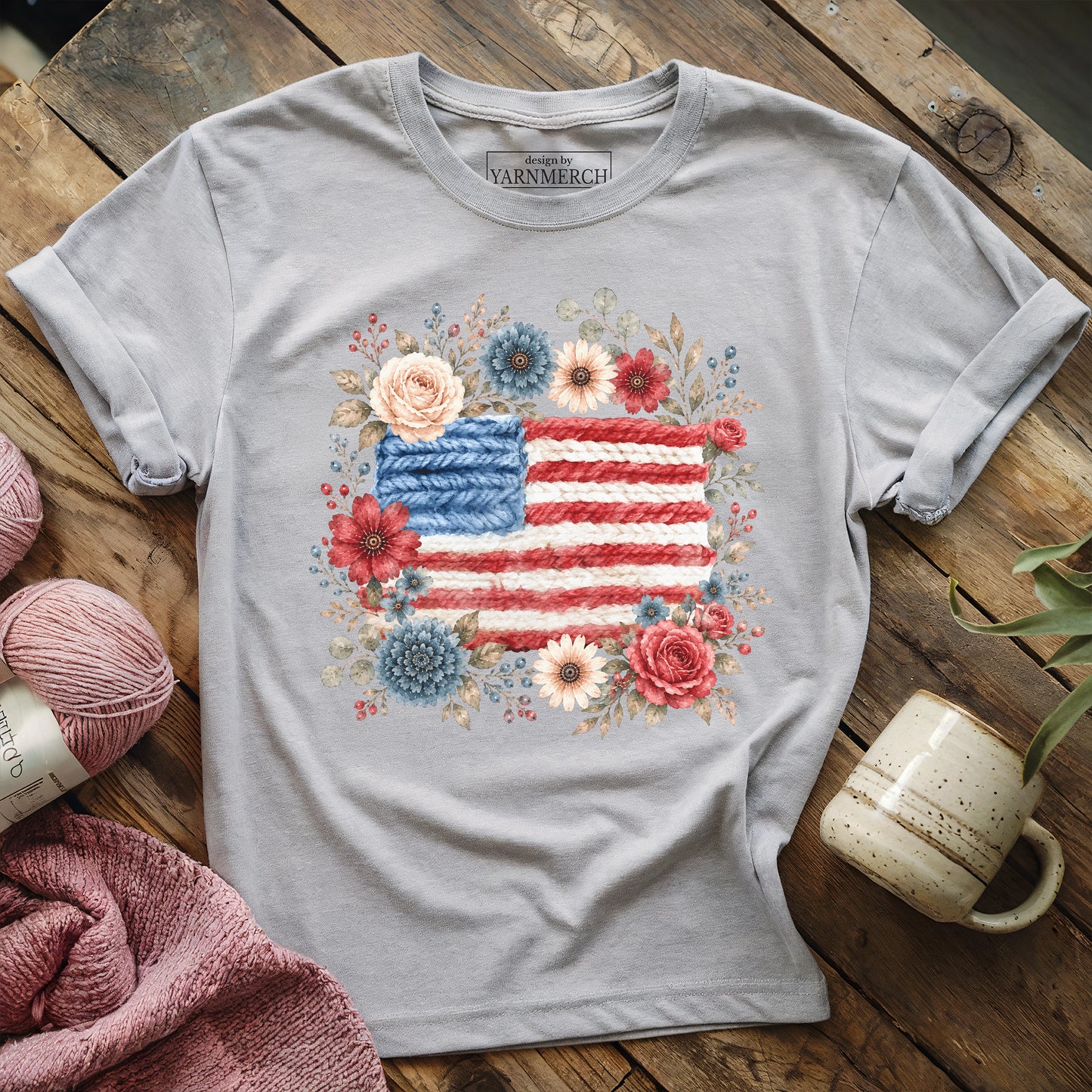 Stripes & Flowers T-shirt