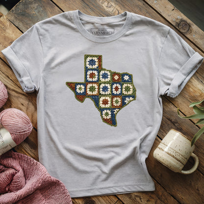 Texas Made Of Granny Squares T-shirt