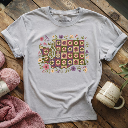 Washington In Granny Square T-shirt