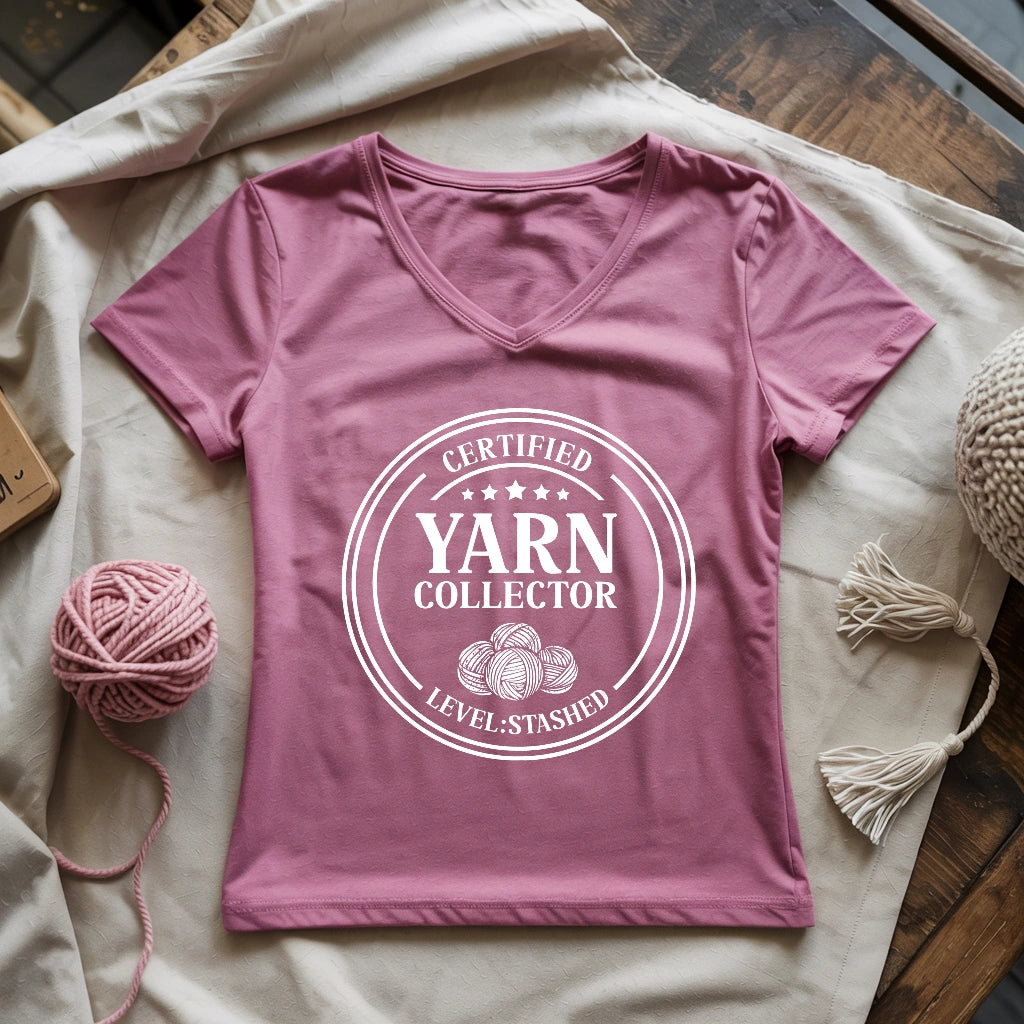 Certified Yarn Collector Lady V-neck