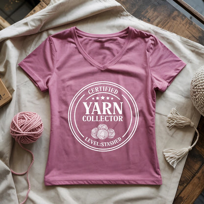 Certified Yarn Collector Lady V-neck