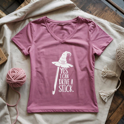 I Can Drive A Stick Lady V-neck