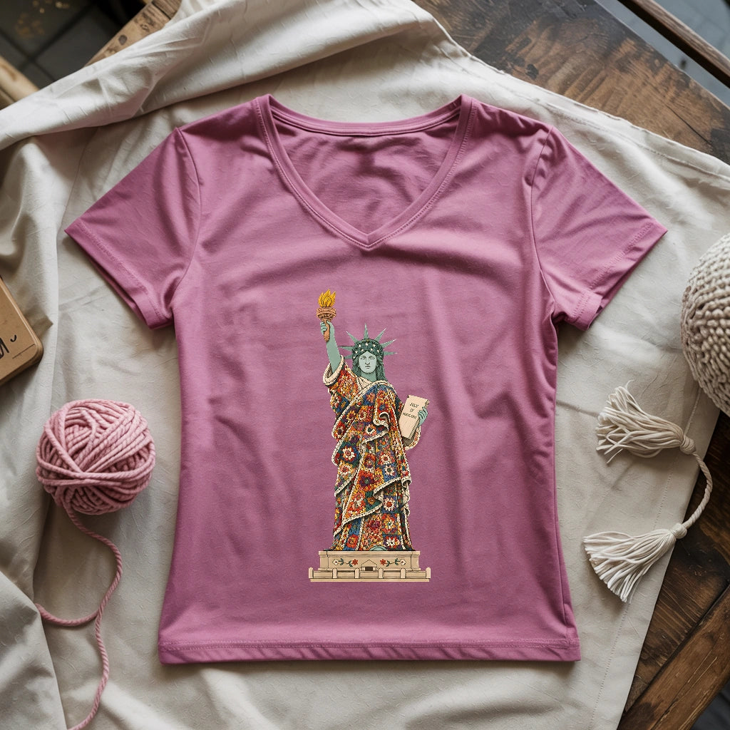 Liberty Covered In Granny Square Lady V-neck