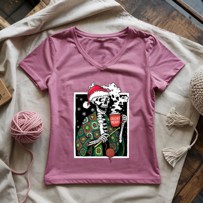 Merry Crochet Lady V-neck