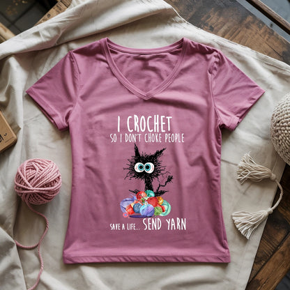 Send Yarn Lady V-neck