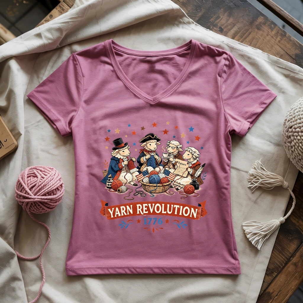 Yarn Revolution 1776 Lady V-neck