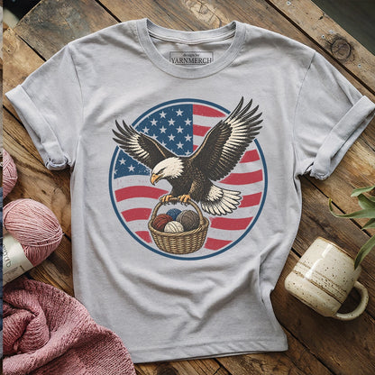 Bald Eagle America Wool T-shirt